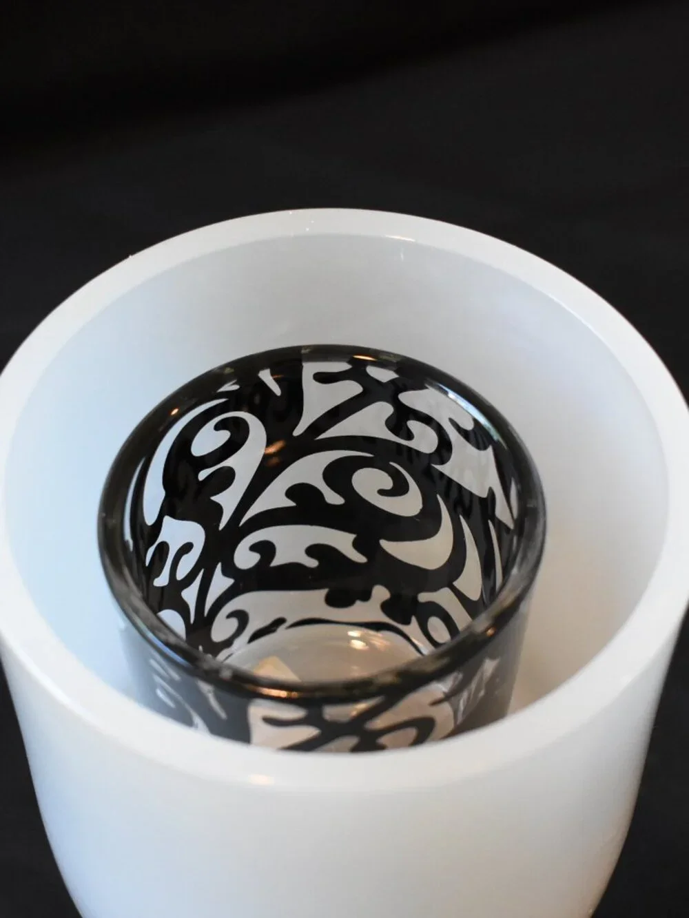 P9684 PartyLite Couture Mini Tealight Lamp